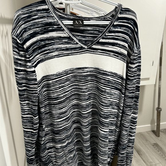 Armani Exchange striped sweater 2XL - Picture 1 of 1